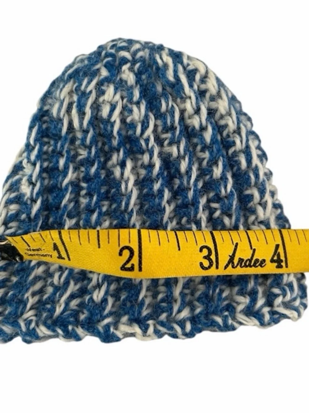 VTG Preemie Handmade Knitted Preemie Crochet Beanie